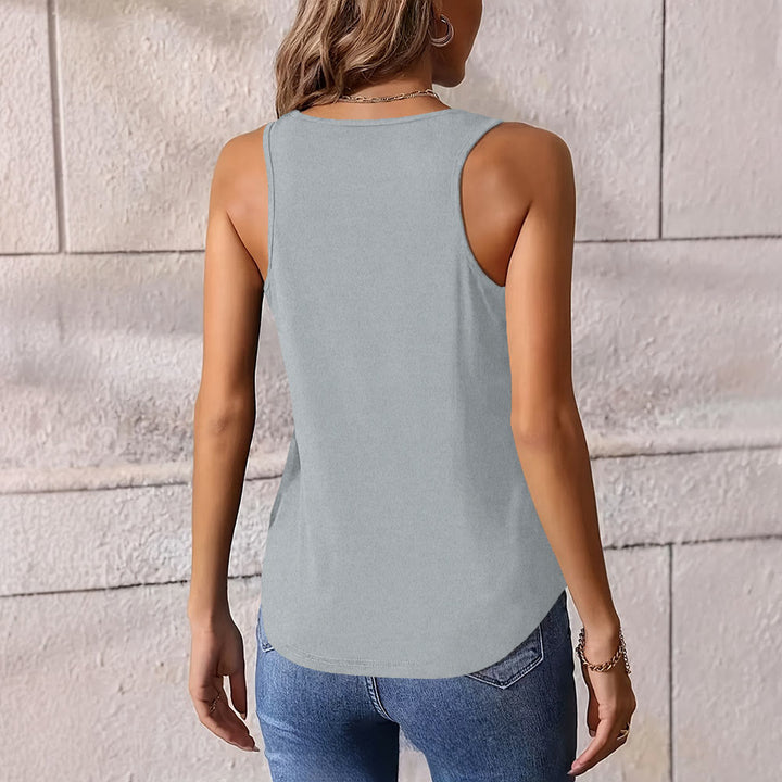 Olivenorma Celestial Mystical Moon Phase - Canotta da donna senza maniche con scollo a V e stampa girocollo - image 3