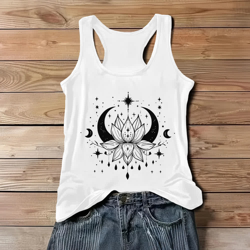 Canotte Olivenorma Yoga Lotus con retro scollato - Bianco - 3XL - image 2