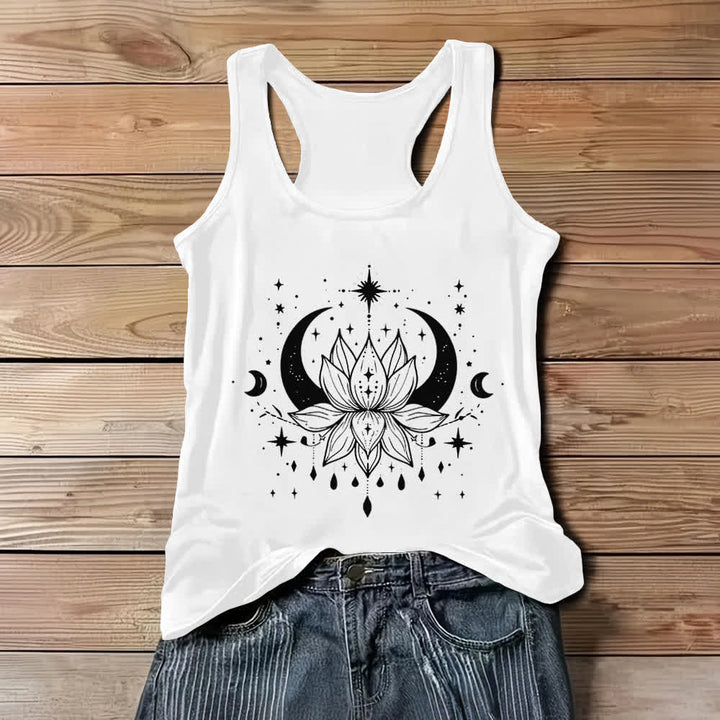 Canotte Olivenorma Yoga Lotus con retro scollato - Bianco - 3XL - image 2