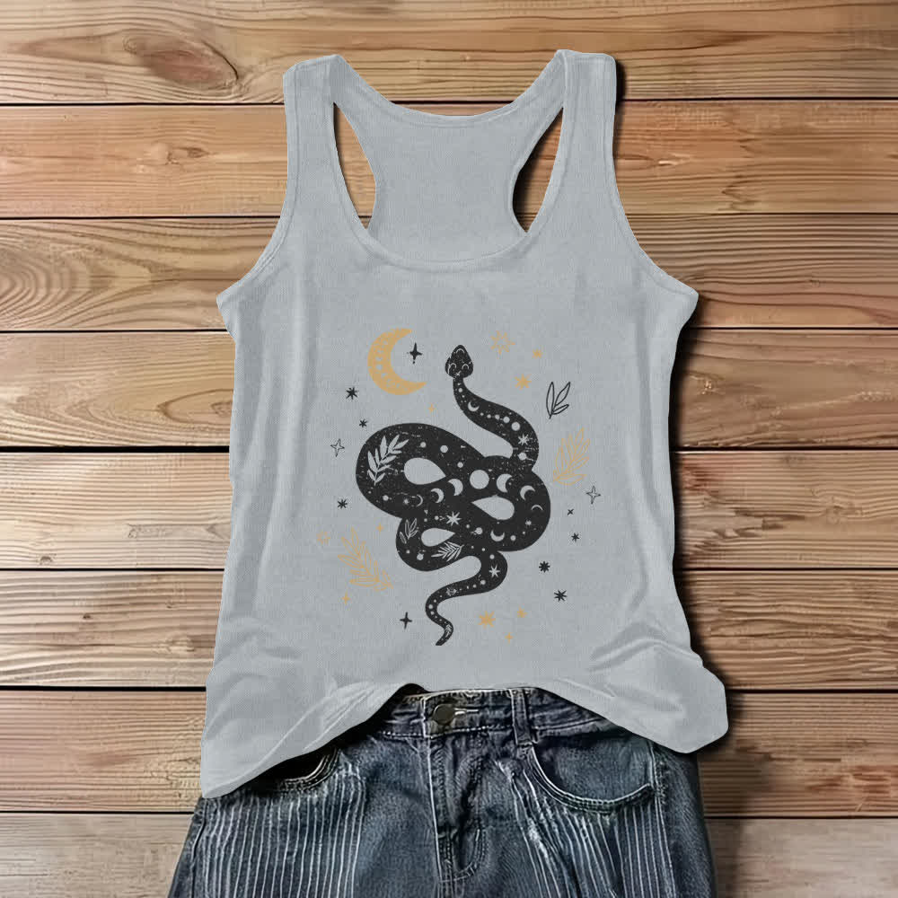 Canotta da donna Olivenorma Celestial Snake Design - Grigio - 3XL - image 4