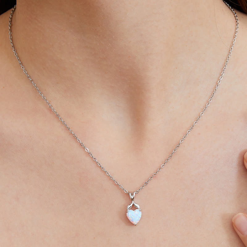 Olivenorma Cuore di Nyx - Anello con corona di opale eterno - image 13