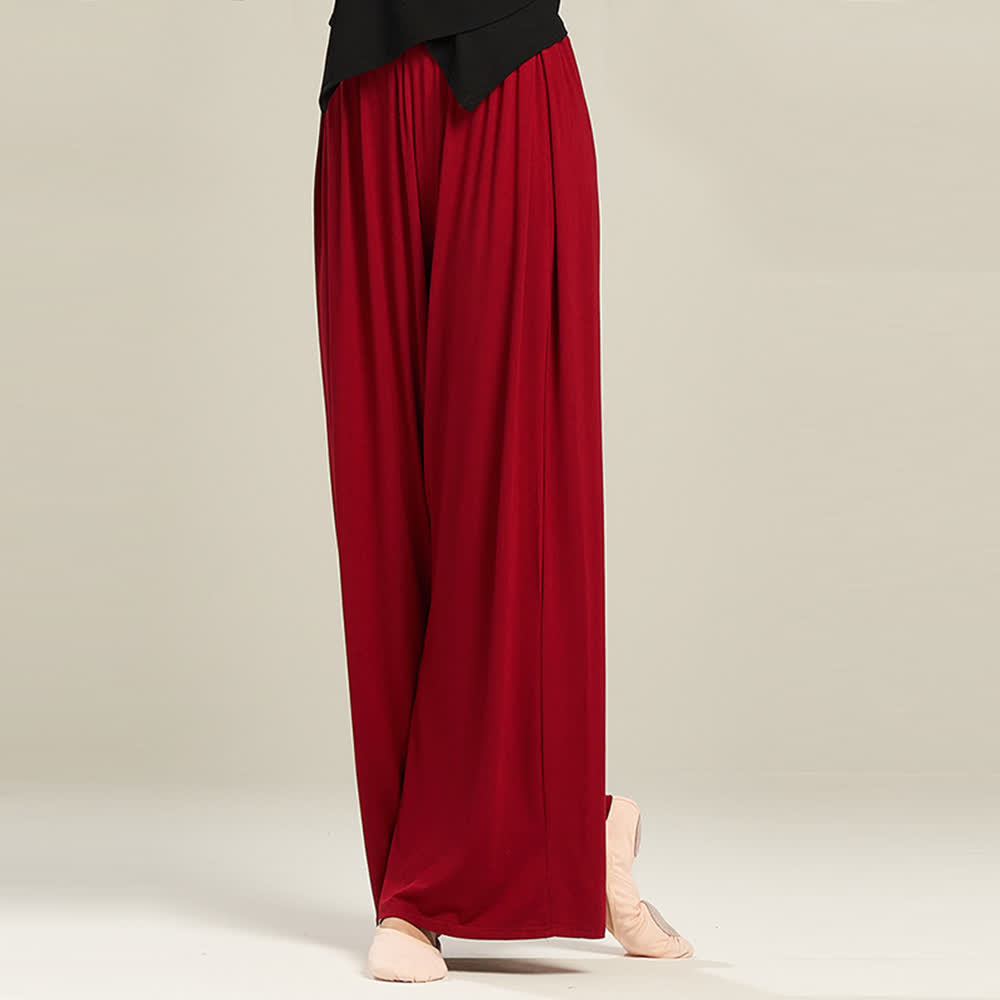 Olivenorma Modal Comodi Pantaloni Dritti per Yoga e Danza - image 20