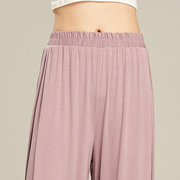 Olivenorma Modal Comodi Pantaloni Dritti per Yoga e Danza - image 13