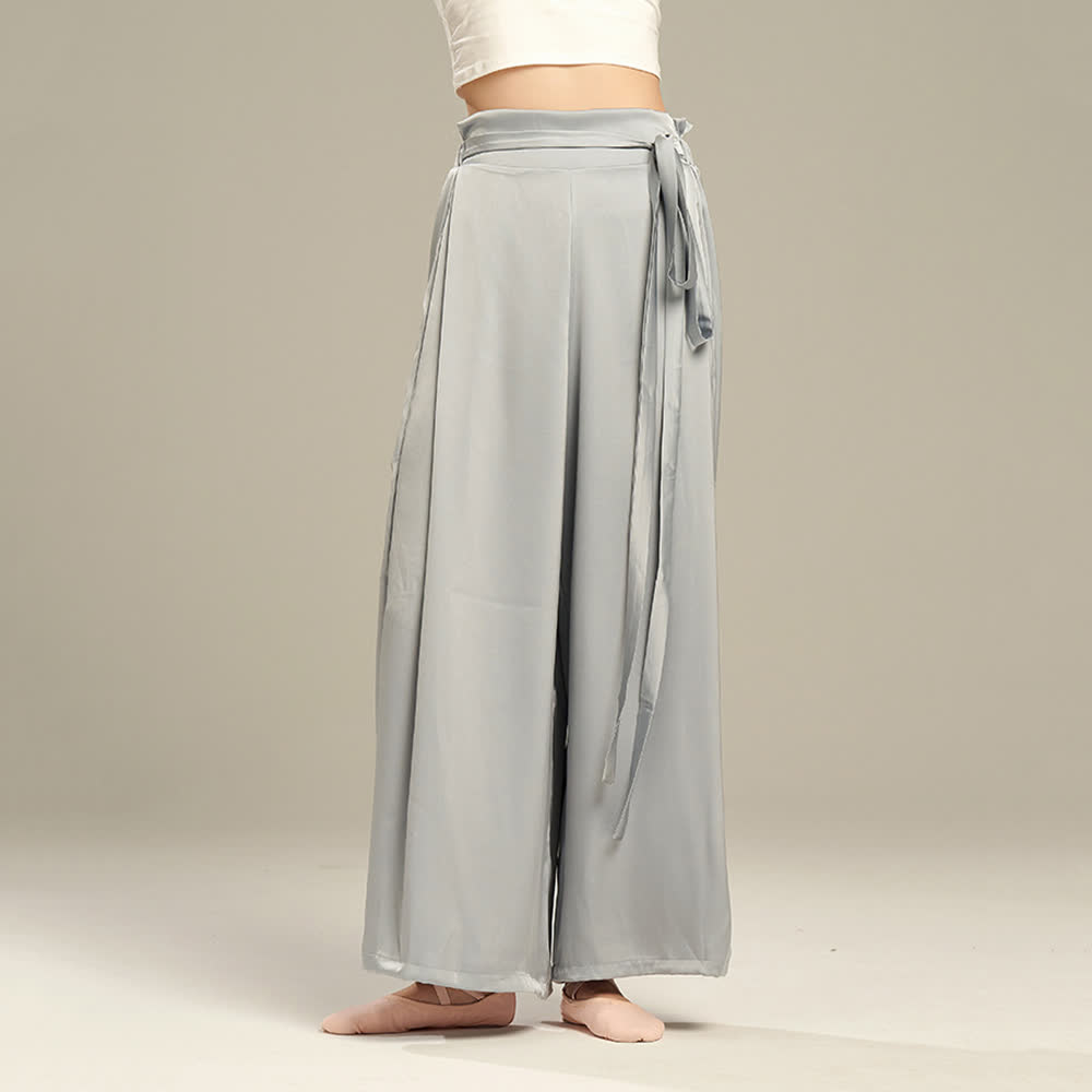 Olivenorma Pantaloni da yoga larghi e morbidi in poliestere con fasciatura - image 11