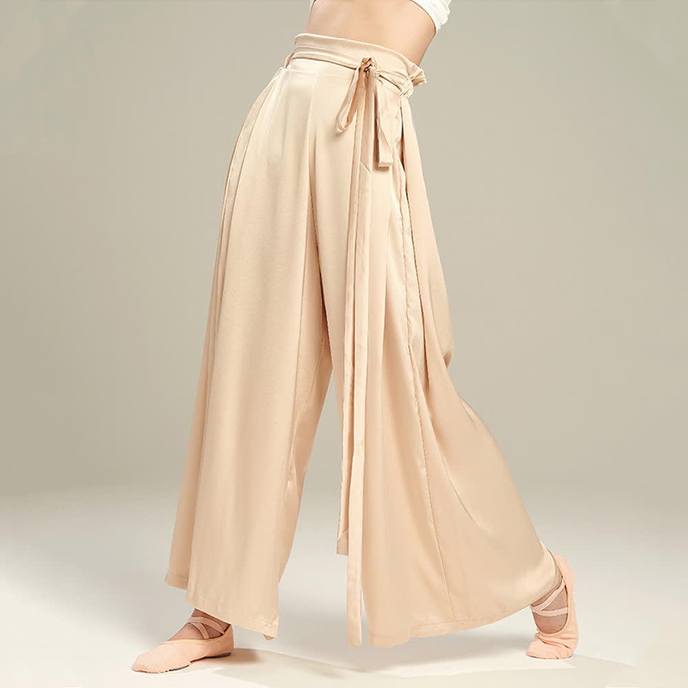 Olivenorma Pantaloni da yoga larghi e morbidi in poliestere con fasciatura - image 2