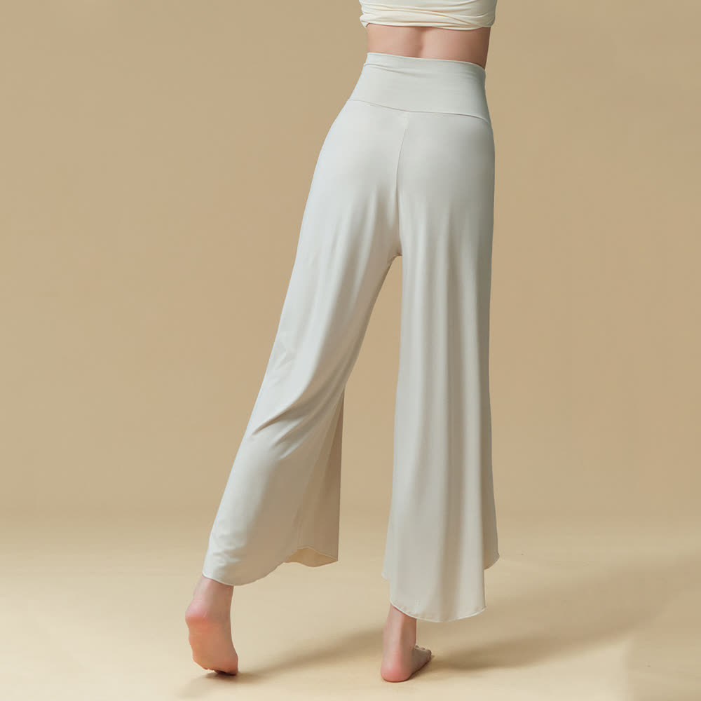 Pantaloni da yoga e pilates traspiranti a vita alta in nylon Olivenorma - image 4