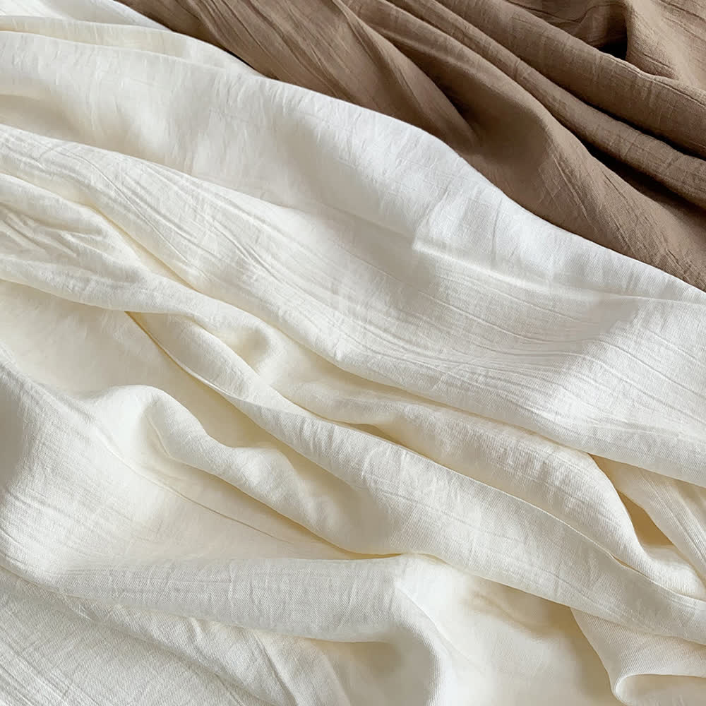Pantaloni da yoga larghi e larghi in cotone e lino Tencel Olivenorma - image 12