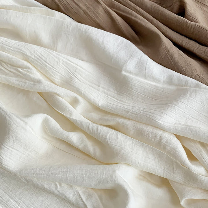 Pantaloni da yoga larghi e larghi in cotone e lino Tencel Olivenorma - image 12