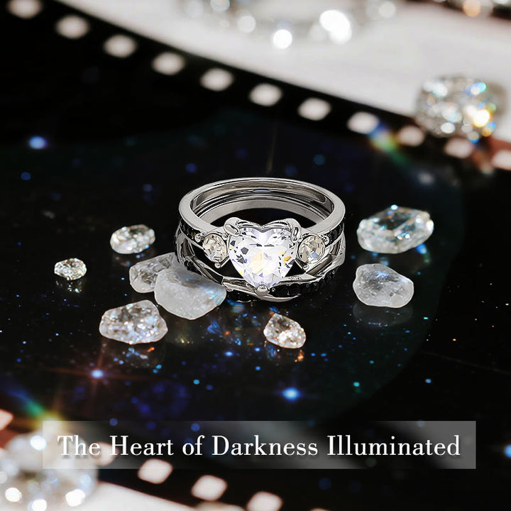 Anello con moissanite Galaxy Heart di Hades Olivenorma - image 3