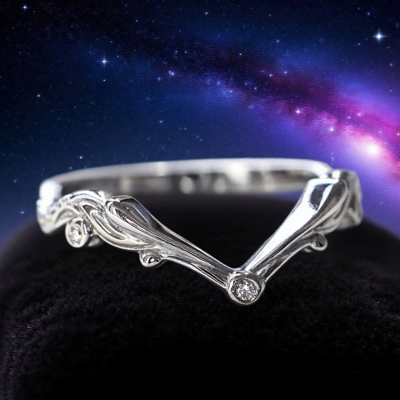 Anello con moissanite taglio marquise a stella di Olivenorma Nyx - image 4