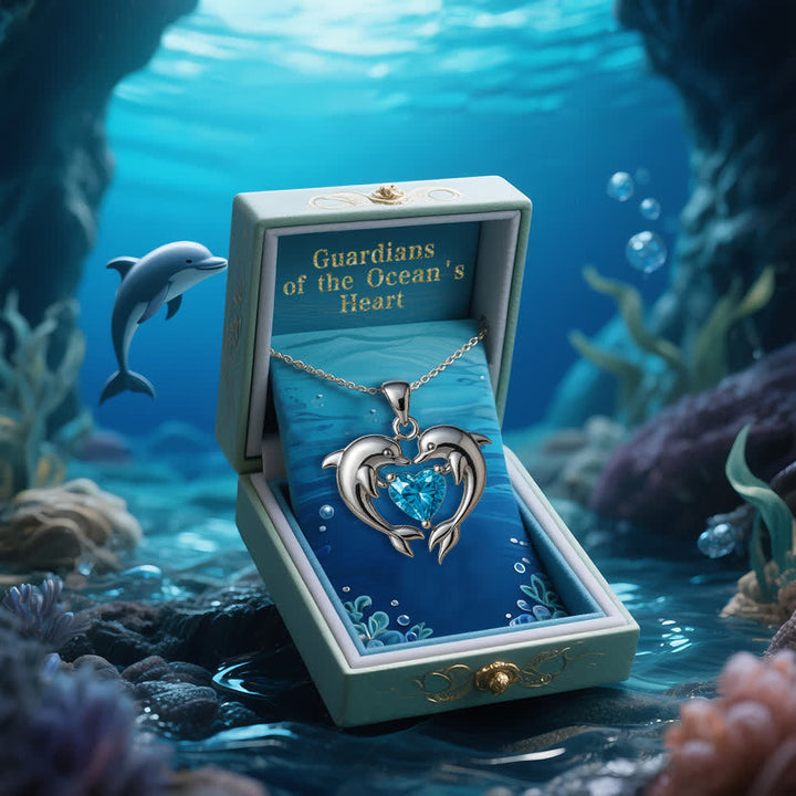 Olivenorma Guardiani del cuore dell'oceano - Collana delfino e sirena - image 8