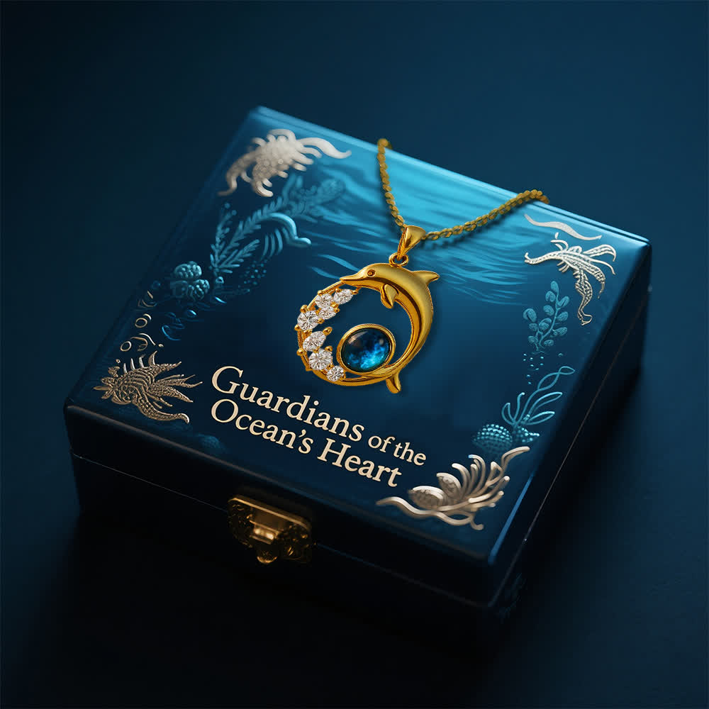 Olivenorma Guardiani del cuore dell'oceano - Collana delfino e sirena - image 3