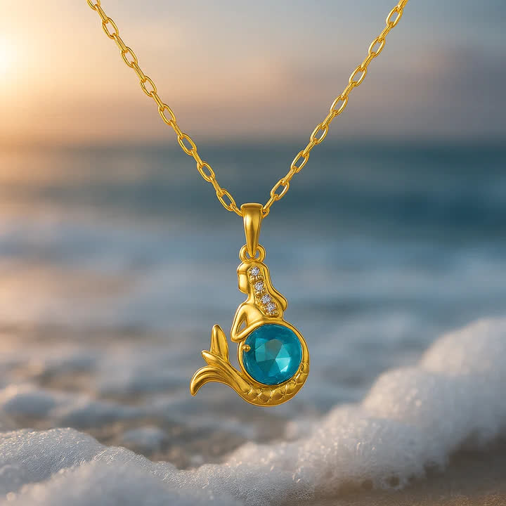 Olivenorma Guardiani del cuore dell'oceano - Collana delfino e sirena - image 17
