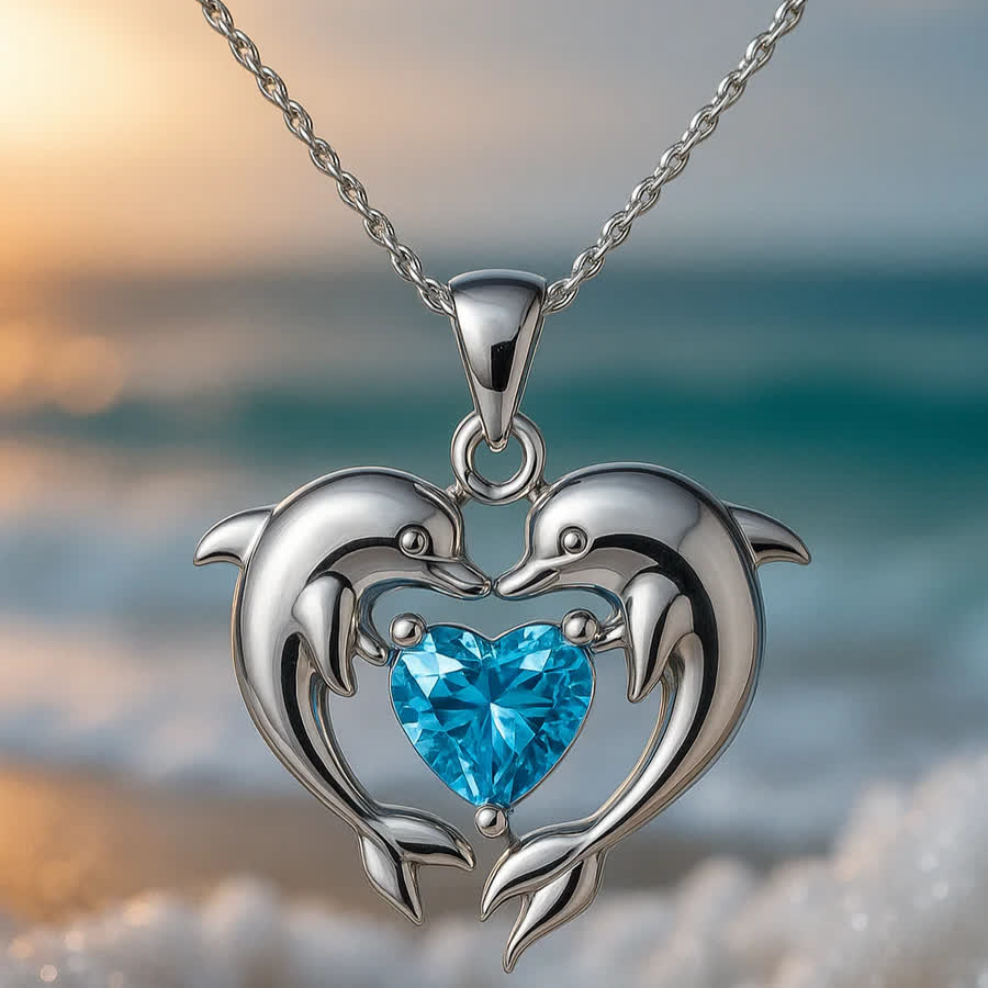 Olivenorma Guardiani del cuore dell'oceano - Collana delfino e sirena - image 9