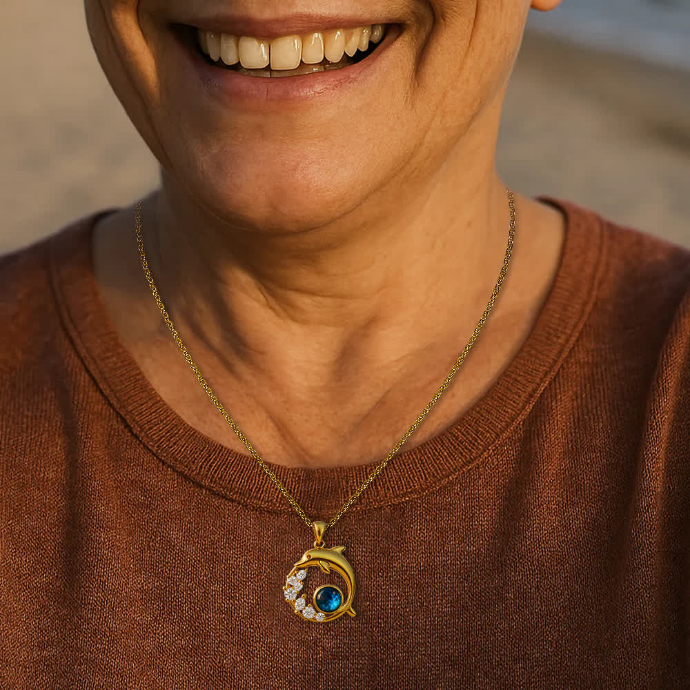 Olivenorma Guardiani del cuore dell'oceano - Collana delfino e sirena - image 2