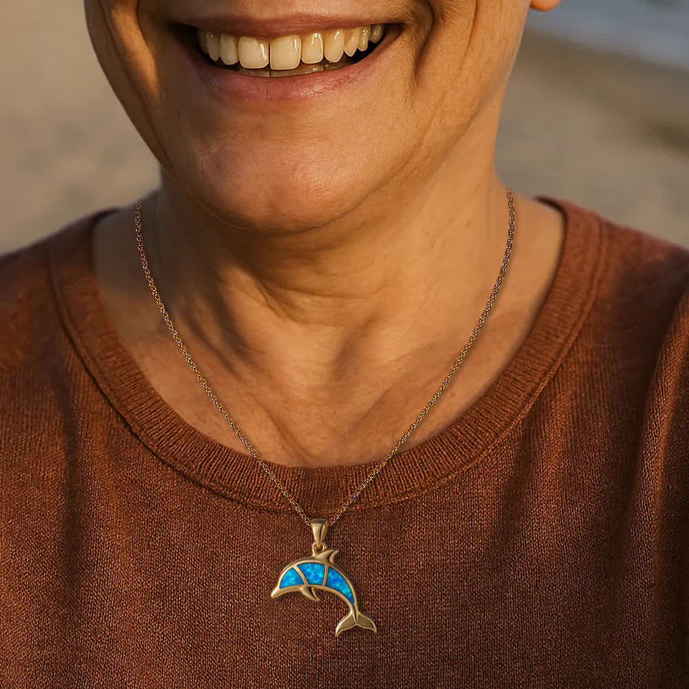 Olivenorma Guardiani del cuore dell'oceano - Collana delfino e sirena - image 12