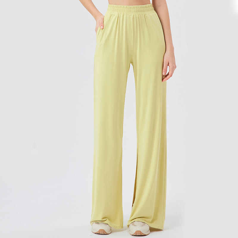 Olivenorma Pantaloni larghi e leggeri, pantaloni casual da yoga ventilati - image 5