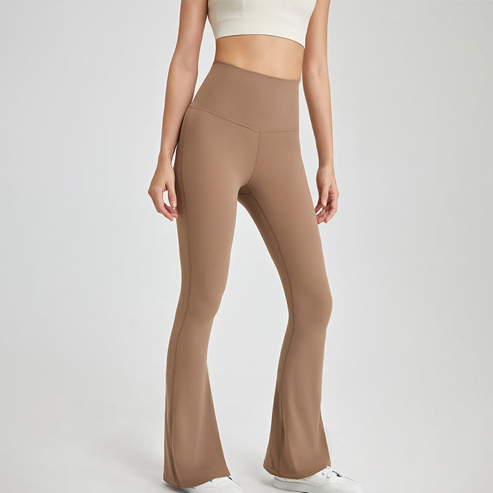 Olivenorma Leggings svasati da allenamento per donna, pantaloni da yoga a vita alta - image 3