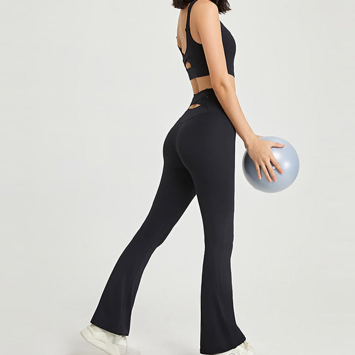 Olivenorma Leggings svasati da allenamento per donna, pantaloni da yoga a vita alta - image 8