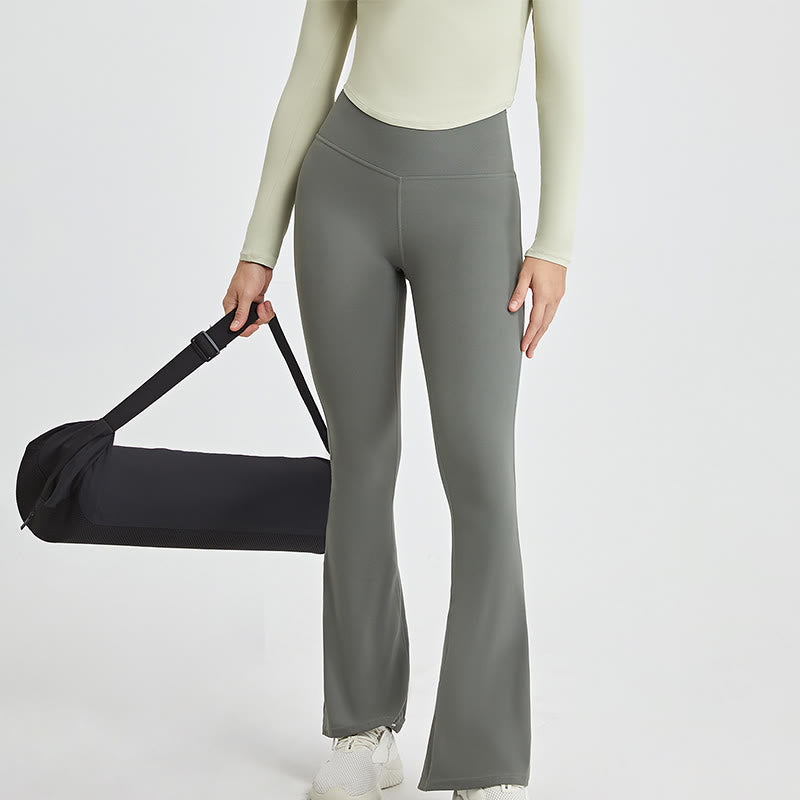 Olivenorma Leggings svasati da allenamento per donna, pantaloni da yoga a vita alta - image 10