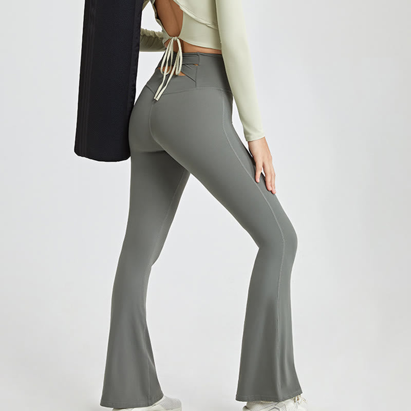 Olivenorma Leggings svasati da allenamento per donna, pantaloni da yoga a vita alta - image 10