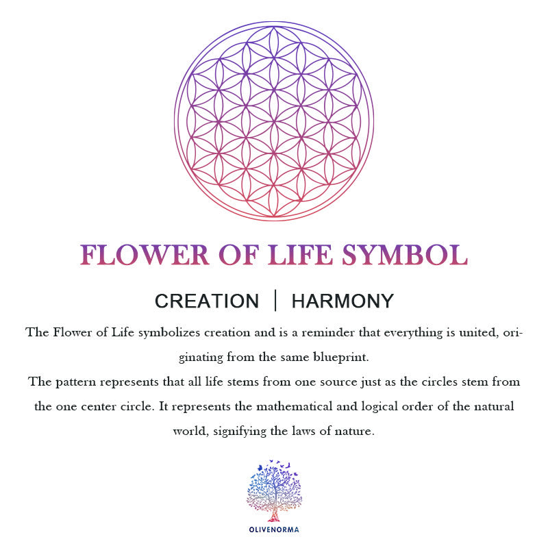 Olivenorma Flower Of Life, maglietta con stampa geometrica acchiappasogni e scollo a V, per allontanare il male - image 8