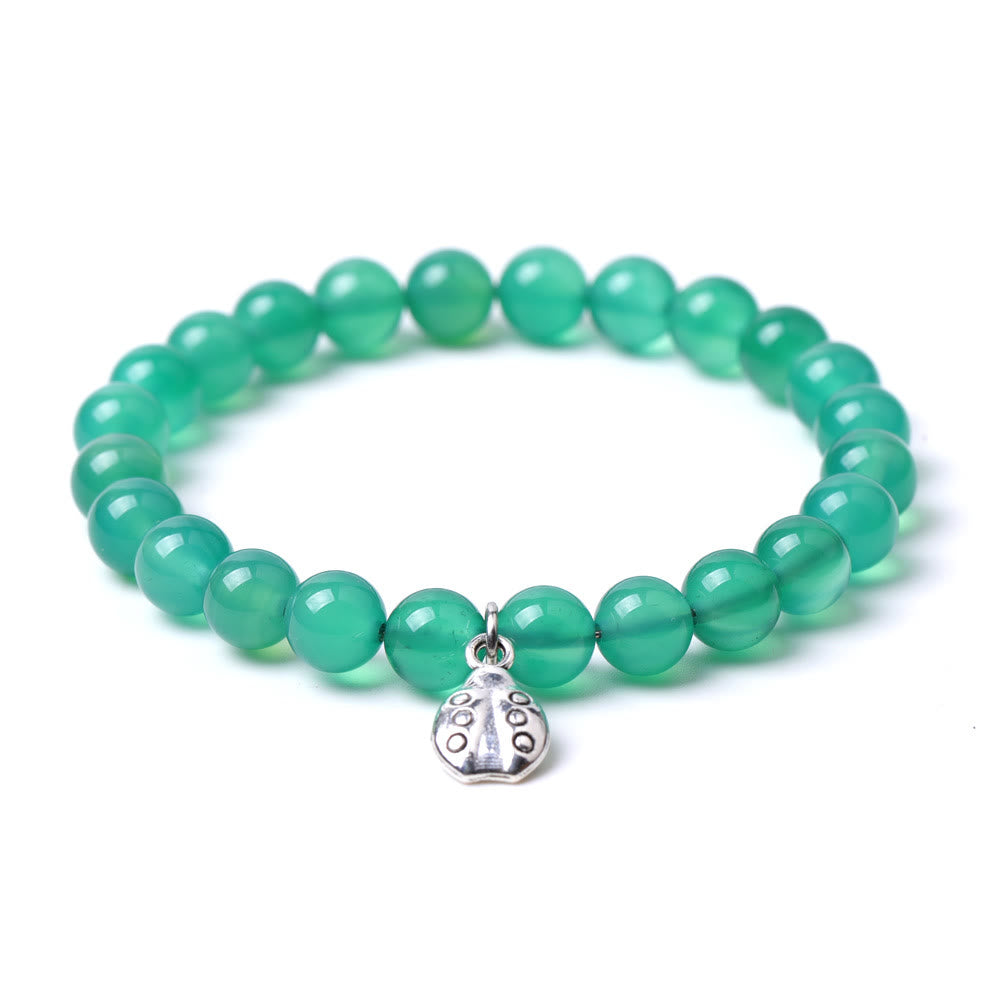 Braccialetto Olivenorma Lucky 7 con ciondolo a forma di coccinella e pietre preziose - image 16