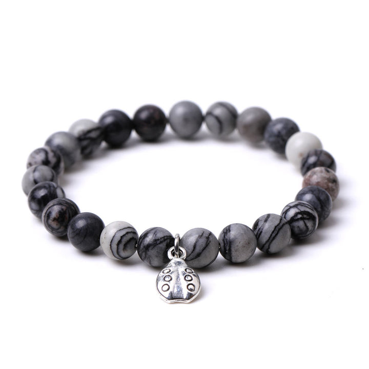 Braccialetto Olivenorma Lucky 7 con ciondolo a forma di coccinella e pietre preziose - image 44