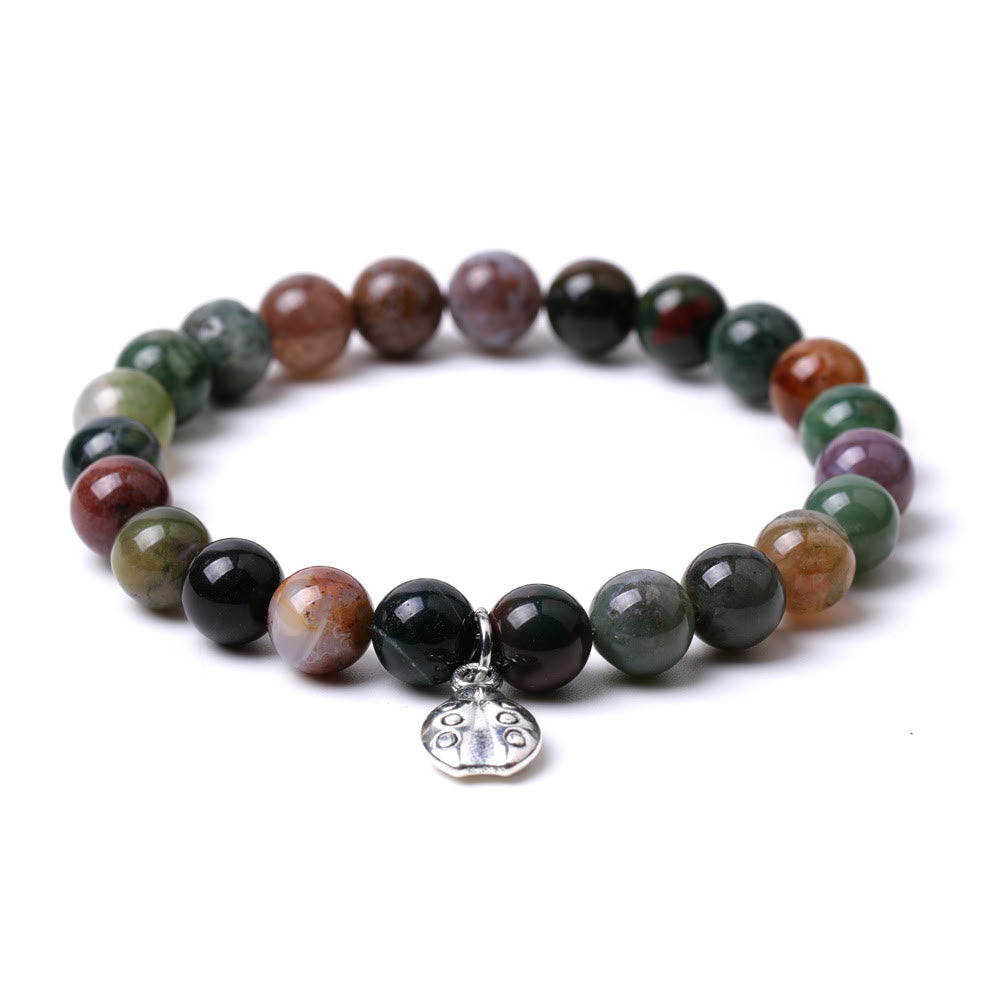 Braccialetto Olivenorma Lucky 7 con ciondolo a forma di coccinella e pietre preziose - image 6