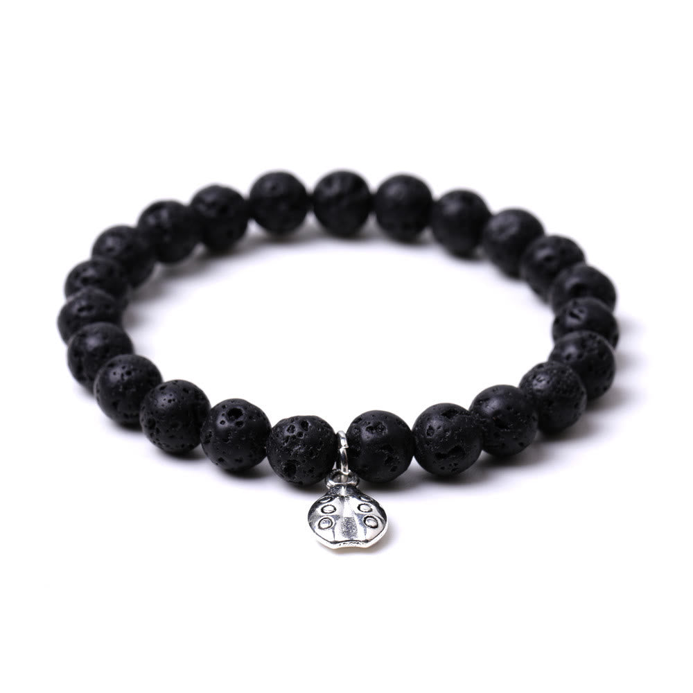 Braccialetto Olivenorma Lucky 7 con ciondolo a forma di coccinella e pietre preziose - image 42