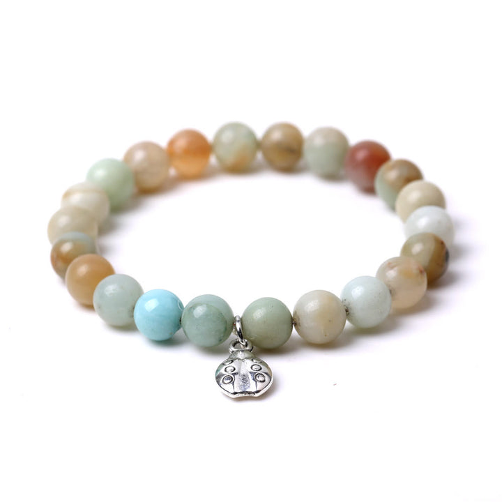 Braccialetto Olivenorma Lucky 7 con ciondolo a forma di coccinella e pietre preziose - image 10