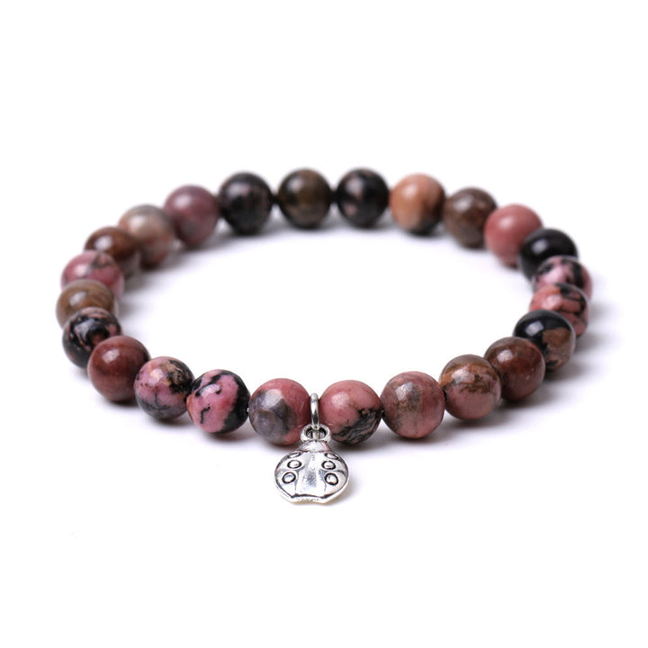 Braccialetto Olivenorma Lucky 7 con ciondolo a forma di coccinella e pietre preziose - image 26