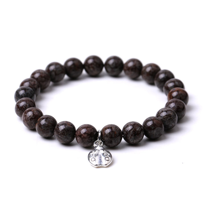 Braccialetto Olivenorma Lucky 7 con ciondolo a forma di coccinella e pietre preziose - image 32