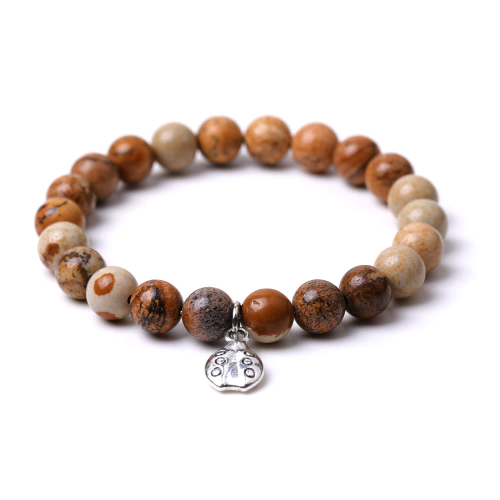 Braccialetto Olivenorma Lucky 7 con ciondolo a forma di coccinella e pietre preziose - image 20