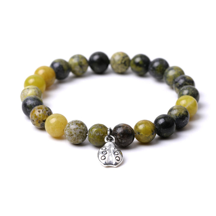 Braccialetto Olivenorma Lucky 7 con ciondolo a forma di coccinella e pietre preziose - image 4