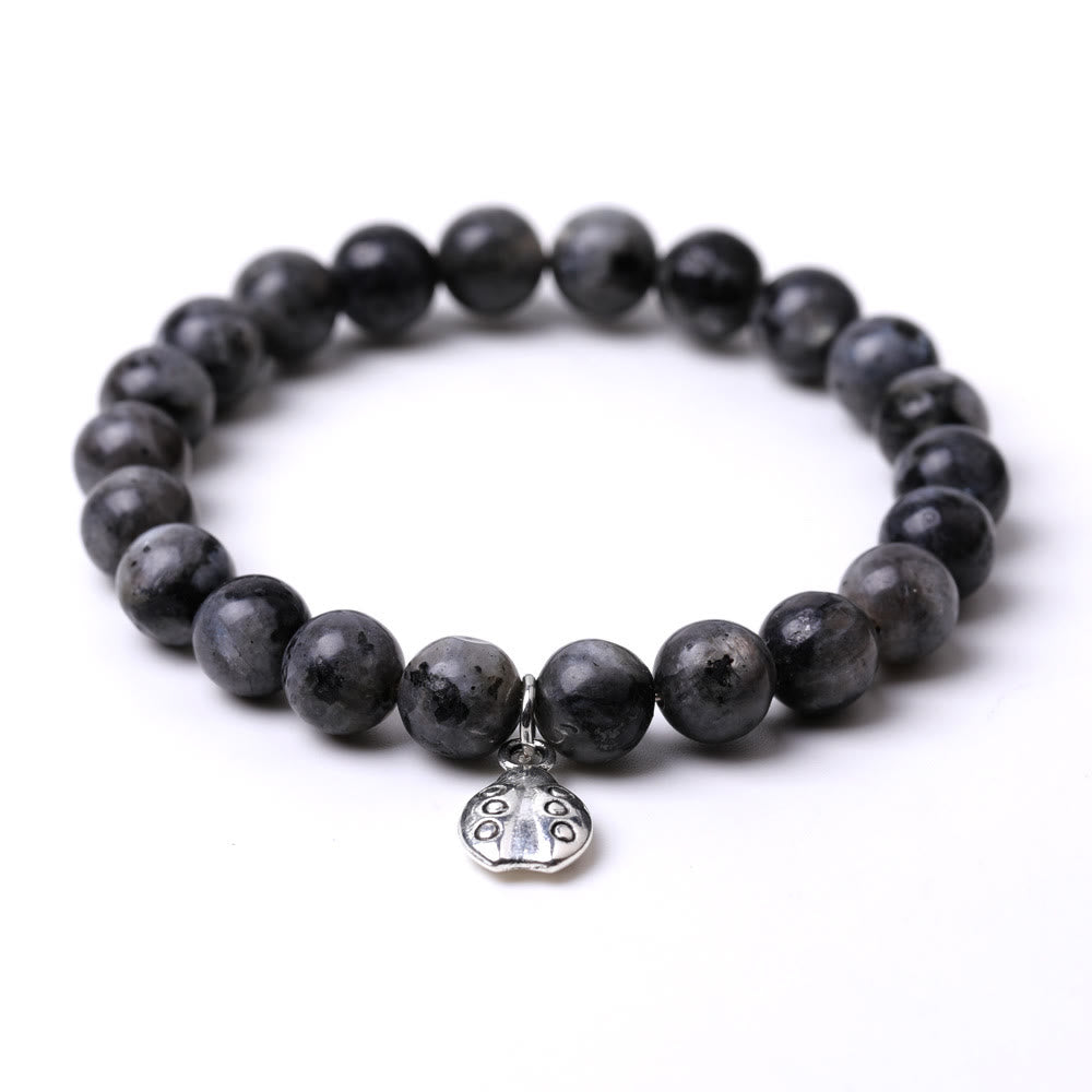 Braccialetto Olivenorma Lucky 7 con ciondolo a forma di coccinella e pietre preziose - image 36