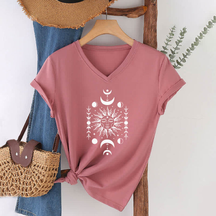 Olivenorma estetica yoga con scollo a V Olivenorma Sun And Moon - Rosa - 2XL - image 16