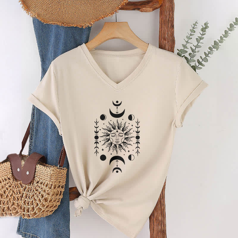 Olivenorma estetica yoga con scollo a V Olivenorma Sun And Moon - Cachi - 2XL - image 20