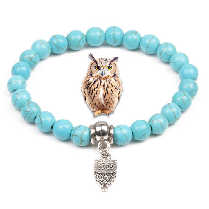 Olivenorma Animali Spirit Guardian Charm Braccialetti Turchese - Gufo - image 8