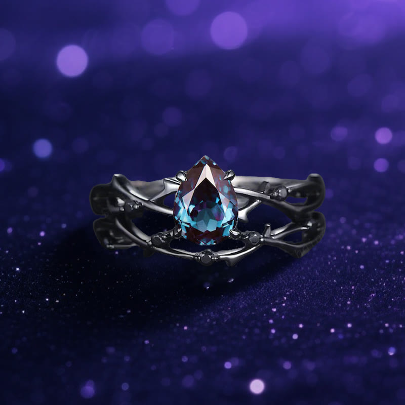 Anello in alessandrite mistica Olivenorma Enchanted Vine - image 4