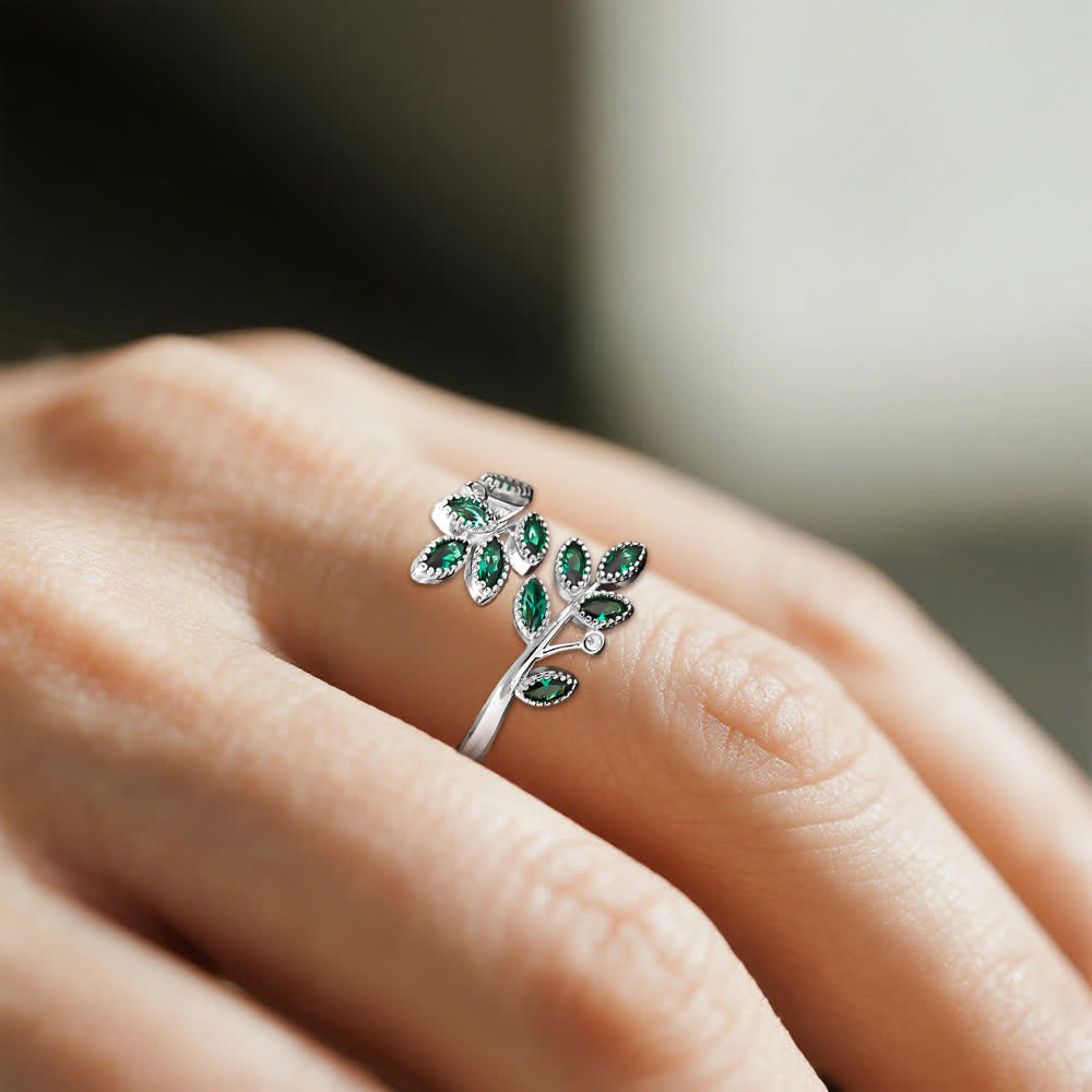 Anello a forma di foglia Olivenorma Forest Majesty - image 2