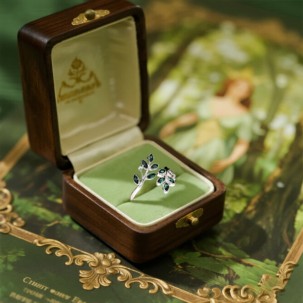 Anello a forma di foglia Olivenorma Forest Majesty - image 3