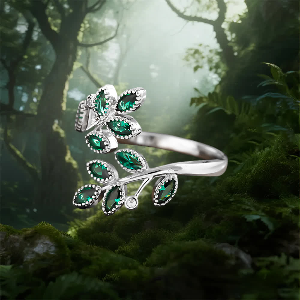 Anello a forma di foglia Olivenorma Forest Majesty - image 4
