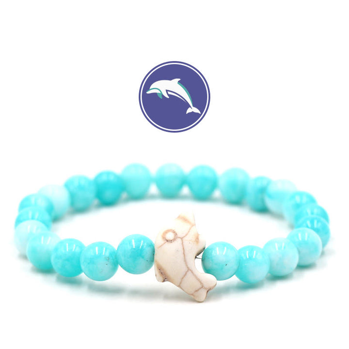 Bracciale Olivenorma Dolphin's Whisper con pietre preziose - Cristallo blu - image 14
