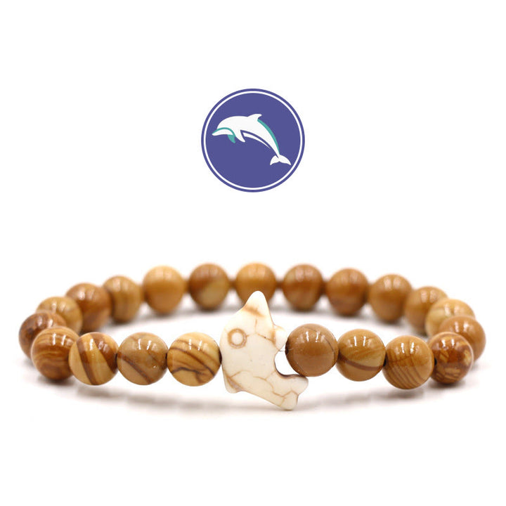 Bracciale Olivenorma Dolphin's Whisper con pietre preziose - Agata - image 18