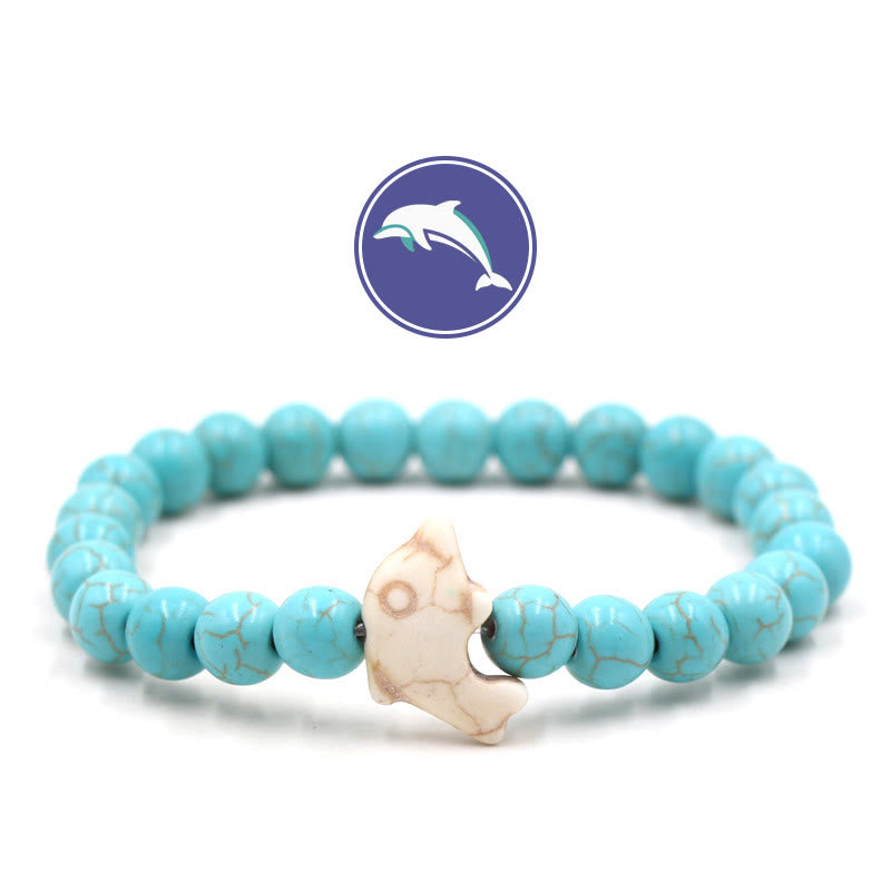 Bracciale Olivenorma Dolphin's Whisper con pietre preziose - Turchese - image 1