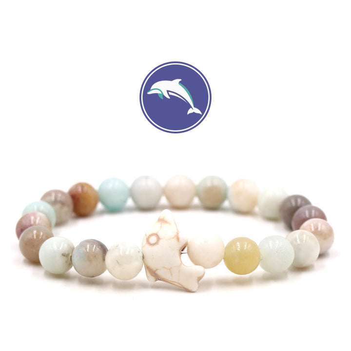 Bracciale Olivenorma Dolphin's Whisper con pietre preziose - Amazzonite - image 23