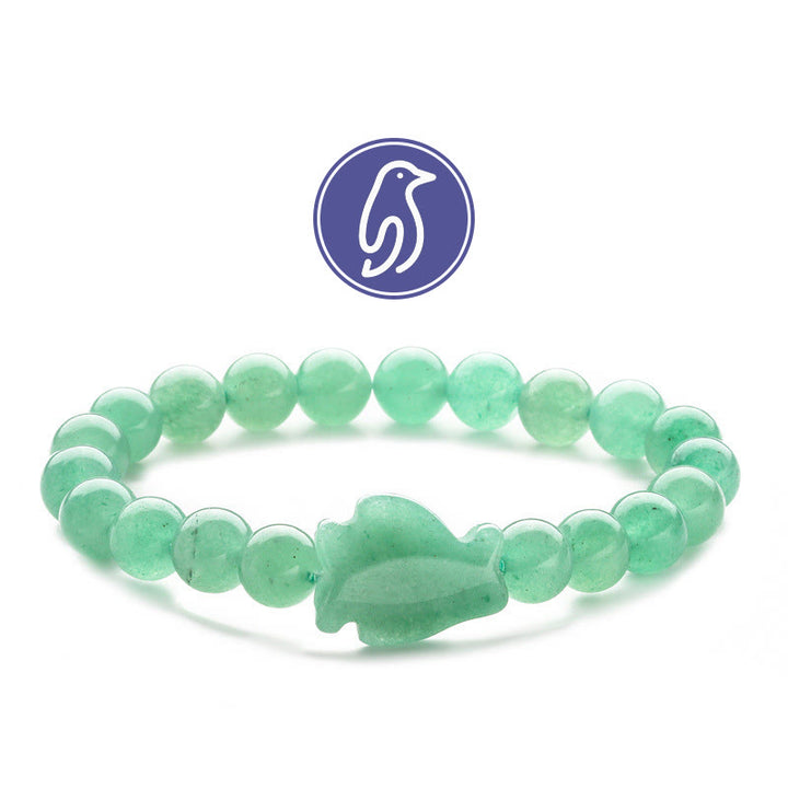 Bracciale con pietre preziose Olivenorma Penguin Guideline - Avventurina verde - image 13