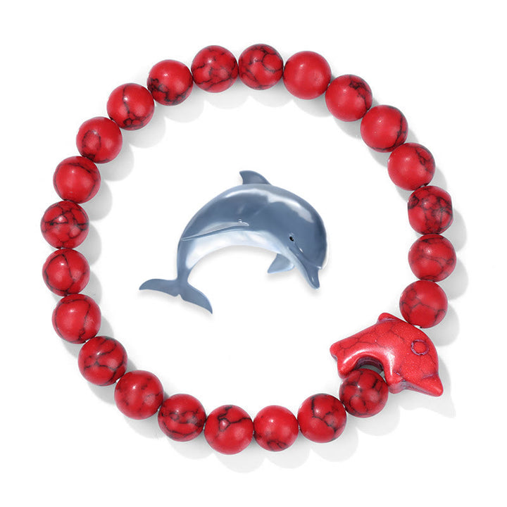 Bracciale Olivenorma Dolphin Ocean Guardian Turchese - Turchese rosso - image 8
