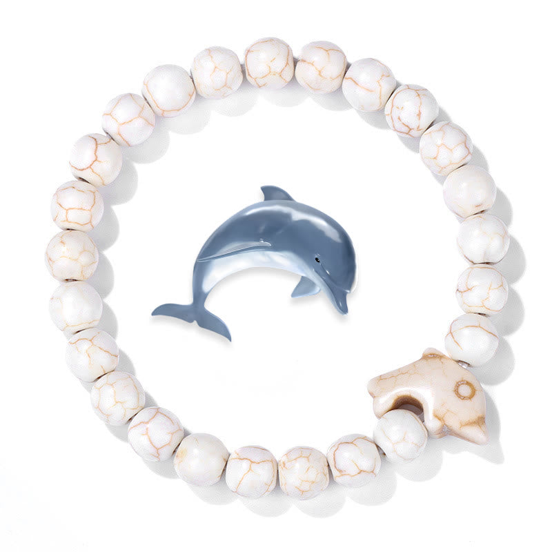 Bracciale Olivenorma Dolphin Ocean Guardian Turchese - Turchese bianco - image 3
